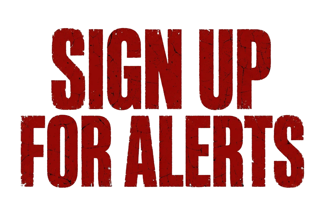Sign up for alerts
